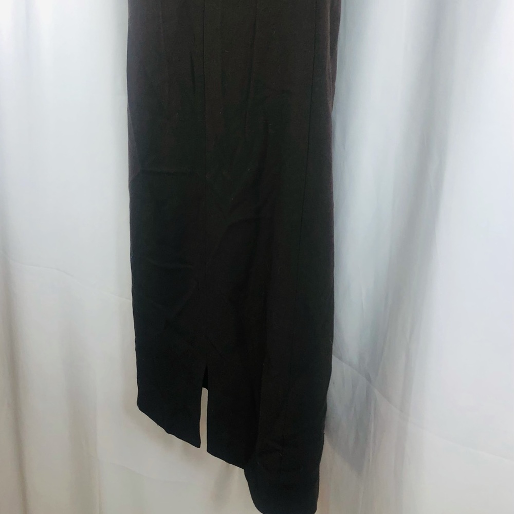 Ellen Tracy Wool fleece pleated front sleeveless dress pockets 16 - Picture 9 of 16
